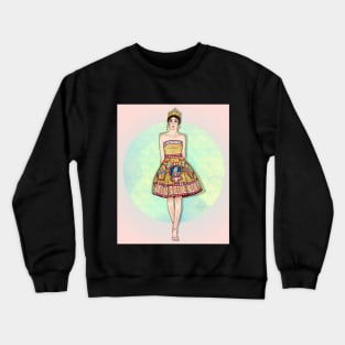 byzantine fashion girl Crewneck Sweatshirt